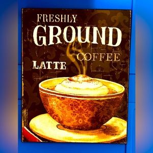 Three Coffee signs   Decorative!      Made of wood!              ! FINALMARKDOWN